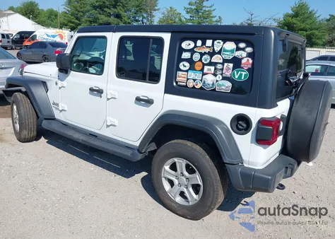 2021 Jeep Wrangler Unlimited Sport S 4X4 из США, поврежденный, VIN 1C4HJXDG2MW540369